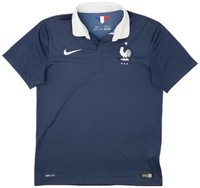 Nike 2014-15 France Home Shirt - 7/10 - (M)
