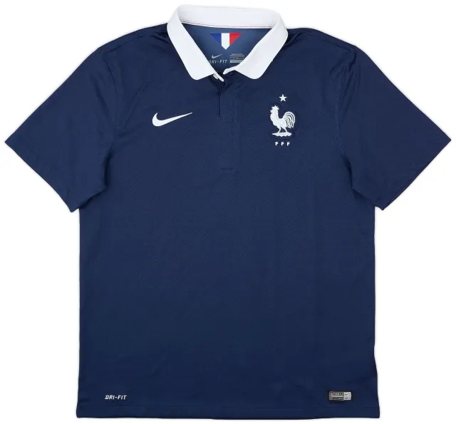 Nike 2014-15 France Home Shirt - 9/10 - (L)