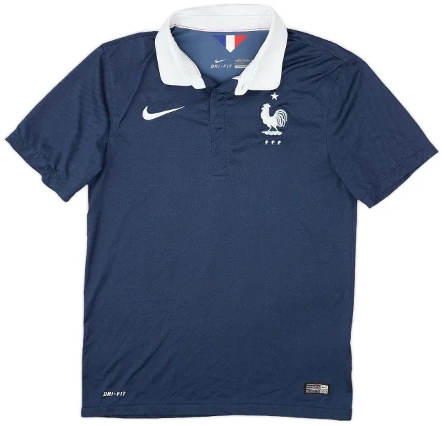 Nike 2014-15 France Home Shirt - 9/10 - (S)