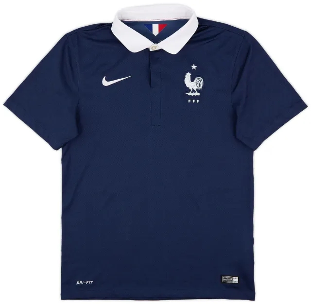 Nike 2014-15 France Home Shirt - 9/10 - (S)