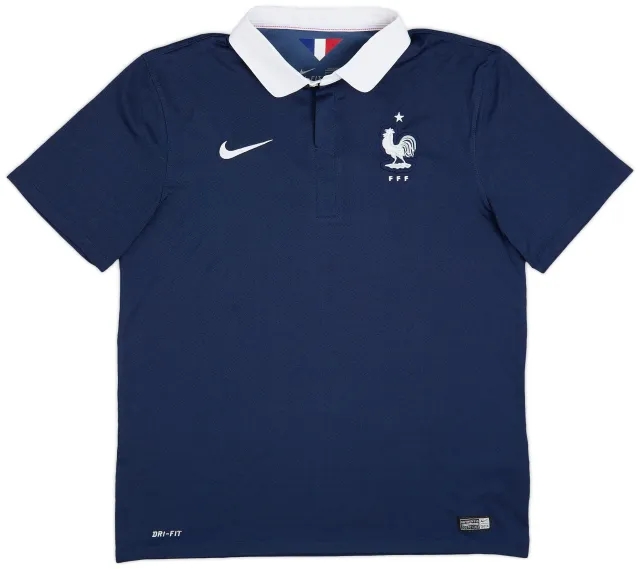 Nike 2014-15 France Home Shirt - 9/10 - (L)