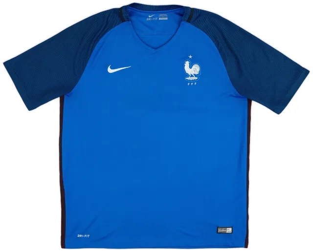 Nike 2016-17 France Home Shirt - 9/10 - (XL)