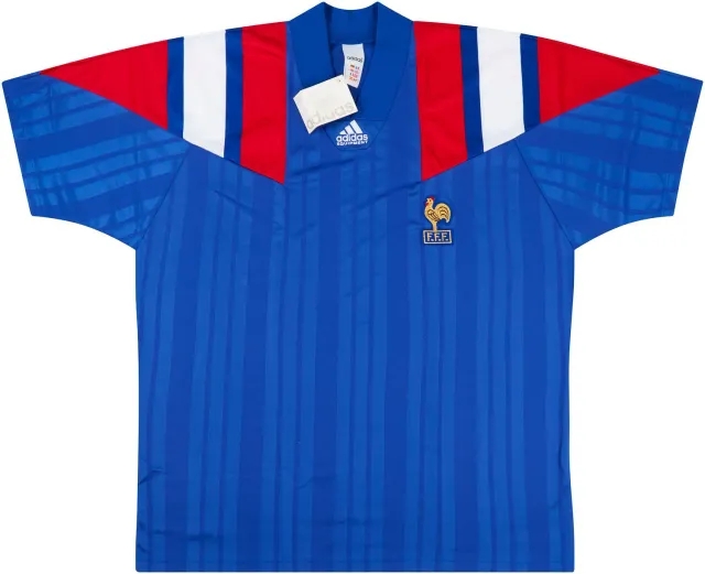 adidas 1992-94 France Home Shirt *New w/Defects* XXL