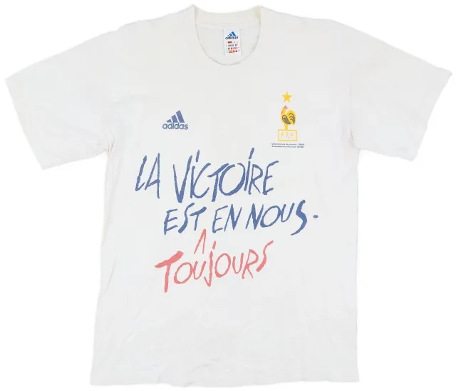 adidas France Mens SS Home Shirt 2000
