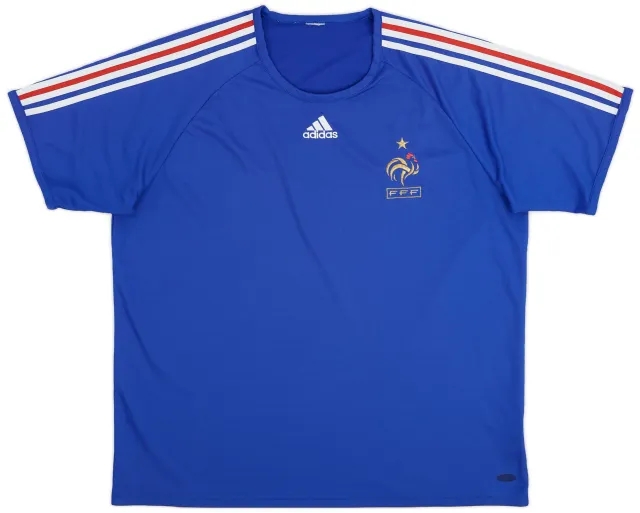 2006-08 France adidas Training Shirt - 8/10 - (XL)