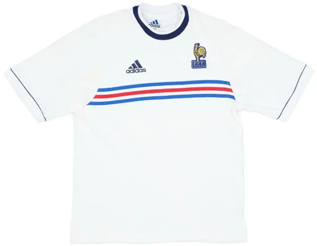 1998-00 France adidas Cotton Tee - 8/10 - (S/M)