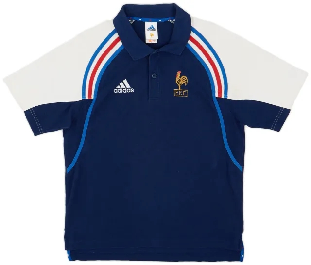 1998-99 France adidas Polo Shirt - 6/10 - (S)