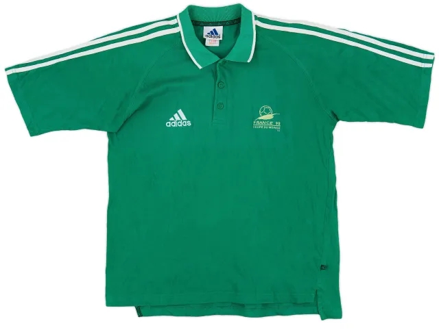 1998 France adidas Polo Shirt - 7/10 - (M)