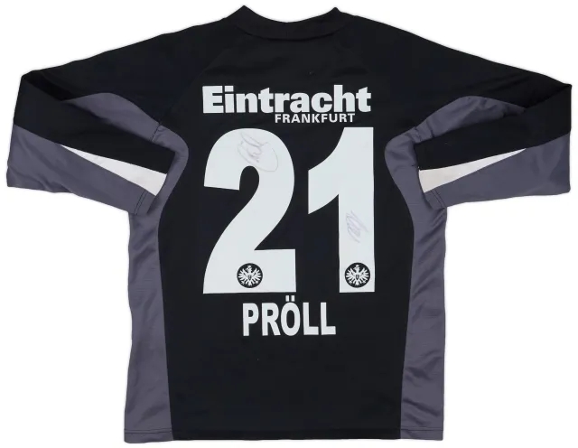 Jako 2005-06 Eintracht Frankfurt Signed GK Shirt Proll #21 - 6/10 - (XS)