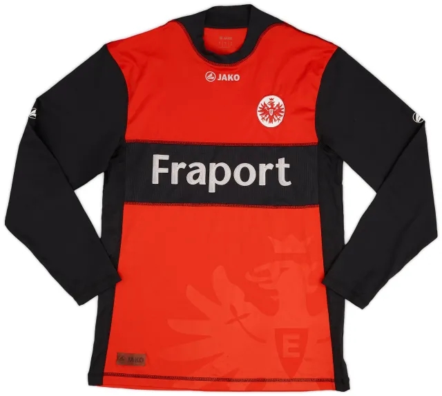 Jako 2009-10 Eintracht Frankfurt Home L/S Shirt - 7/10 - (S)