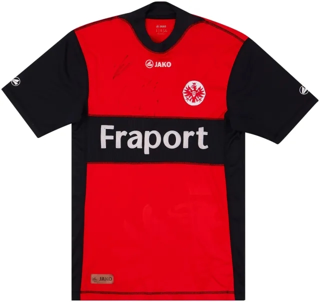 Jako 2009-10 Eintracht Frankfurt Signed Home Shirt - 6/10 - (XS)