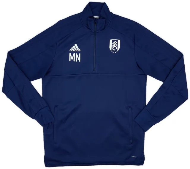 2017-18 Fulham adidas 1/4 Zip Training Top - 7/10 - (M)