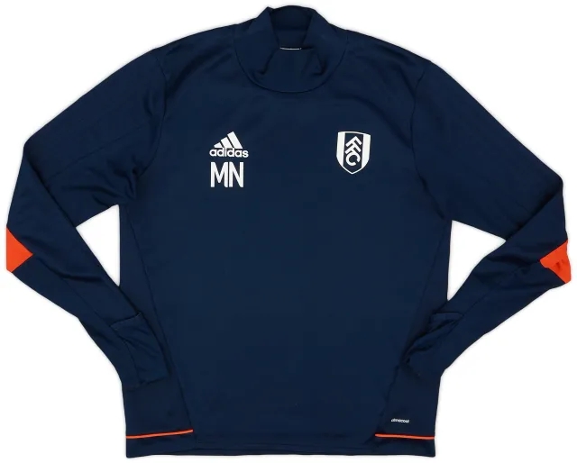 2017-18 Fulham Staff Issue adidas Training Top - 9/10 - (M)