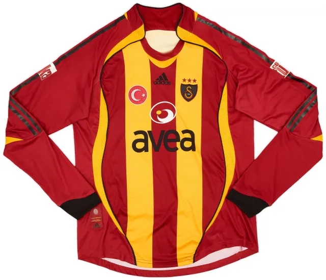 adidas 2006-07 Galatasaray Home L/S Shirt - 6/10 - (L)