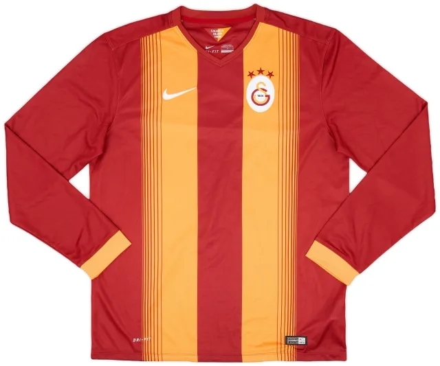 Nike 2014-15 Galatasaray Home L/S Shirt - 10/10 - (L)