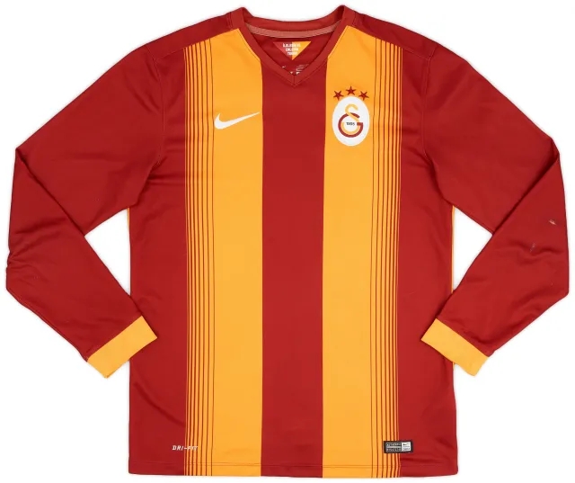 Nike 2014-15 Galatasaray Home L/S Shirt - 8/10 - (M)