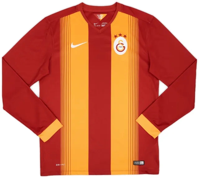 Nike 2014-15 Galatasaray Home L/S Shirt - 9/10 - (M)