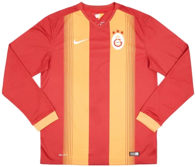 Nike 2014-15 Galatasaray Home L/S Shirt - 9/10 - (L)