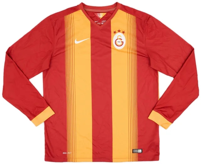 Nike 2014-15 Galatasaray Home L/S Shirt - 9/10 - (L)