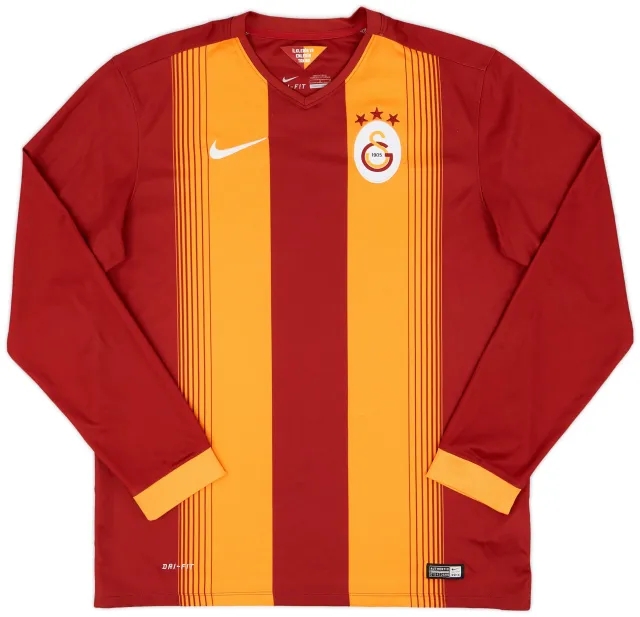 Nike 2014-15 Galatasaray Home L/S Shirt - 8/10 - (L)