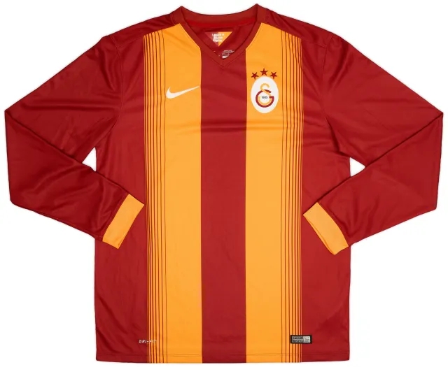 Nike 2014-15 Galatasaray Home L/S Shirt - 9/10 - (L)
