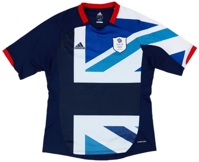 adidas 2012 Team GB Olympic Home Shirt - 9/10 - (L)