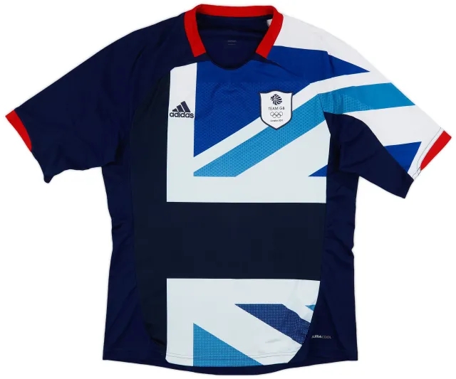 adidas 2012 Team GB Olympic Home Shirt - 8/10 - (L)