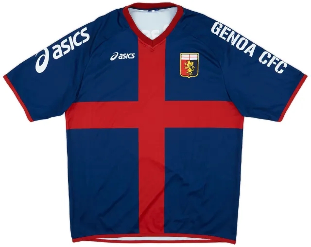 2008-09 Genoa Asics Training Shirt - 9/10 - (XXL)