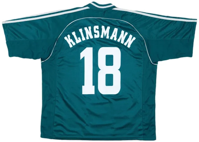 adidas 1998-00 Germany Away Shirt Klinsmann #18 - 8/10 - (XL)