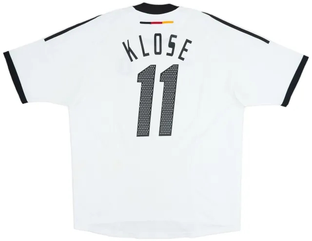 adidas 2002-04 Germany Home Shirt Klose #11 - 7/10 - (XL)