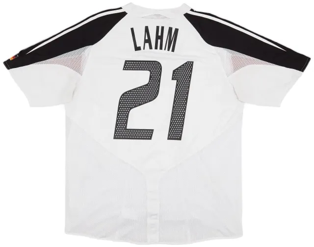 adidas 2004-05 Germany Player Issue Home Shirt Lahm #21 - 9/10 - (XL)
