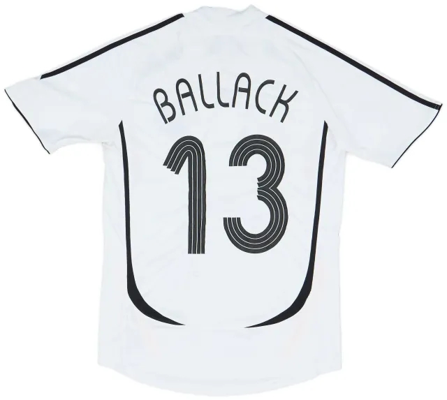 adidas 2005-07 Germany Home Shirt Ballack #13 - 6/10 - (S)