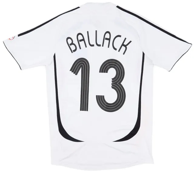 adidas 2005-07 Germany Home Shirt Ballack #13 - 9/10 - (S)
