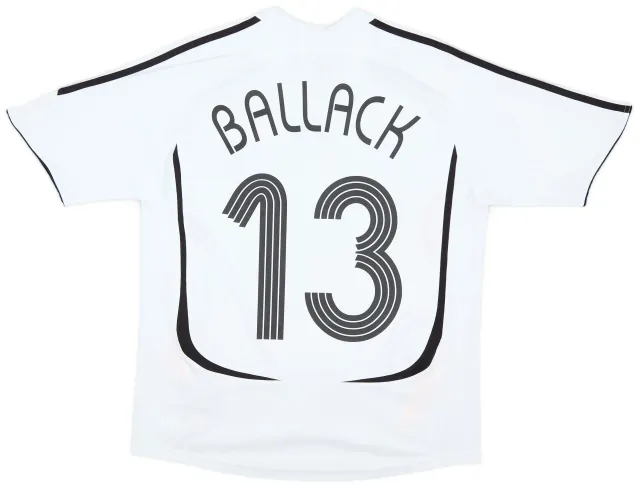 adidas 2005-07 Germany Home Shirt Ballack #13 - 8/10 - (XL.Boys)