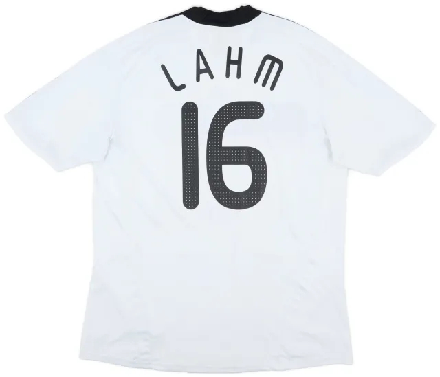 adidas 2008-09 Germany Home Shirt Lahm #16 - 7/10 - (XL)