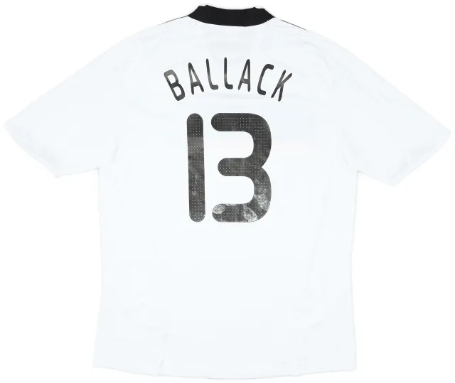 adidas 2008-09 Germany Home Shirt Ballack #13 - 5/10 - (XL)