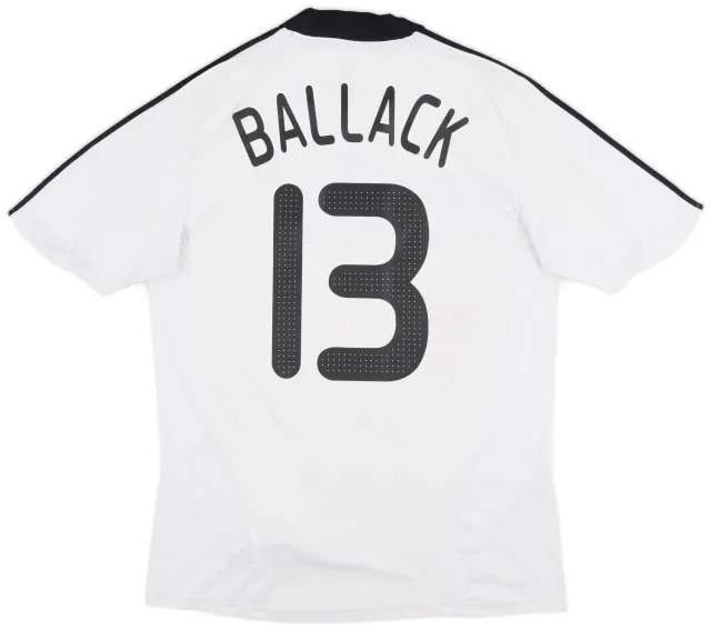 adidas 2008-09 Germany Home Shirt Ballack #13 - 6/10 - (M)