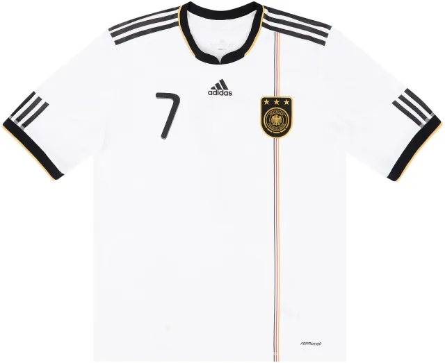 adidas 2010-11 Germany Match Issue Home Shirt #7