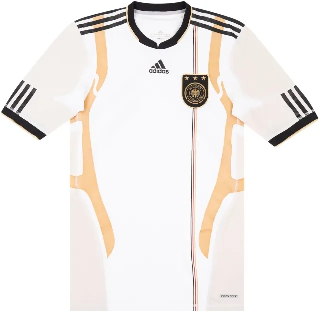 adidas 2010-11 Germany Player Issue Techfit Home Shirt - 5/10 - (L)