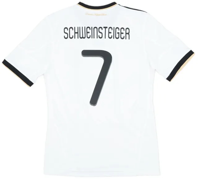 adidas 2010-11 Germany Home Shirt Schweinsteiger #7 - 7/10 - (M)