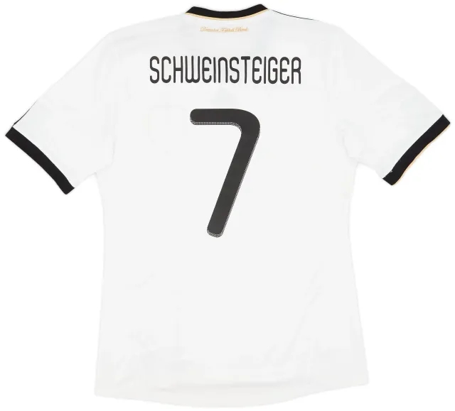 adidas 2010-11 Germany Home Shirt Schweinsteiger #7 - 7/10 - (M)