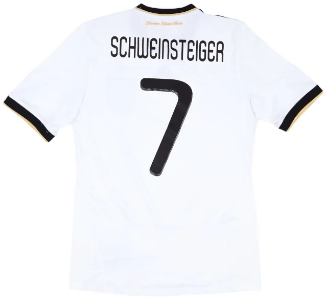 adidas 2010-11 Germany Home Shirt Schweinsteiger #7 - 7/10 - (S)