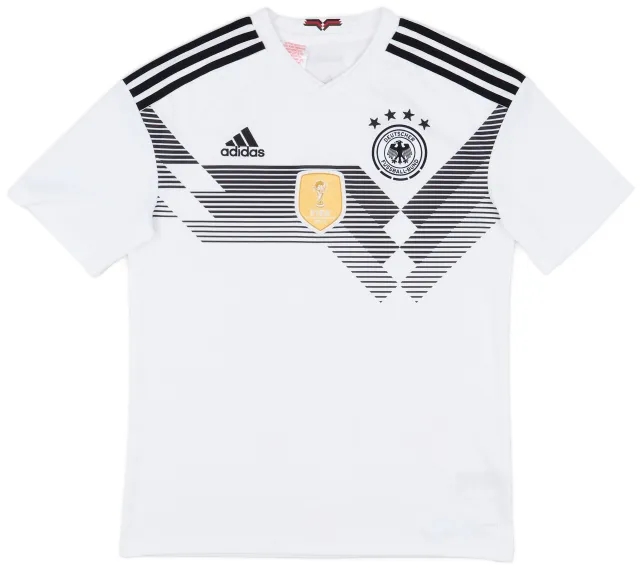 adidas 2018-19 Germany Home Shirt - 8/10 - (XL.Boys)