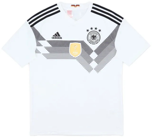 adidas 2018-19 Germany Home Shirt - 7/10 - (XL.Boys)