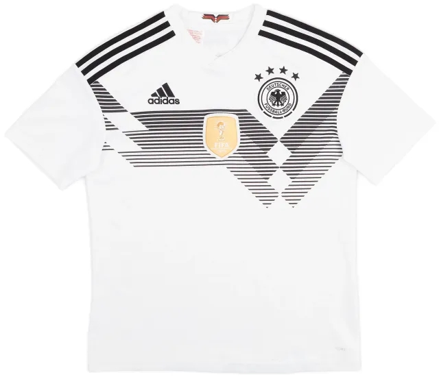 adidas 2018-19 Germany Home Shirt - 8/10 - (XL.Boys)