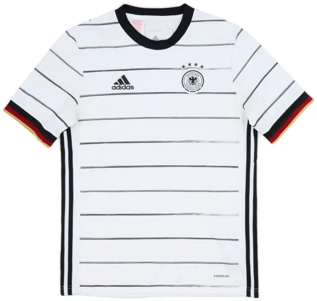 adidas 2020-21 Germany Home Shirt - 8/10 - (XL.Boys)