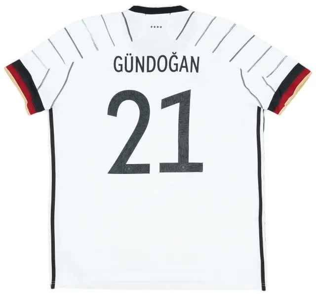 adidas 2020-21 Germany Home Shirt Gundogan #21 - 10/10 - (XXL)