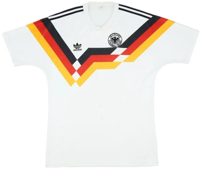 adidas 1988-90 West Germany Home Shirt - 8/10 - (M/L)