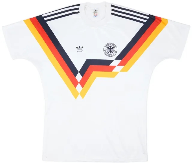 adidas 1988-90 West Germany Home Shirt - 8/10 - (L)
