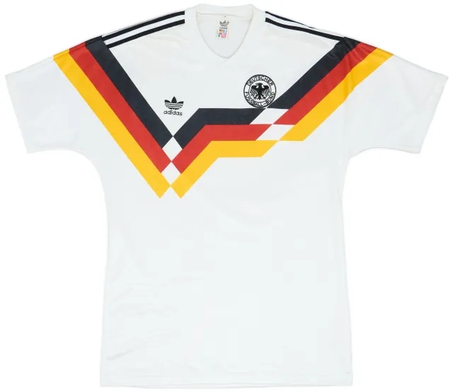 adidas 1988-90 West Germany Home Shirt - 9/10 - (M/L)